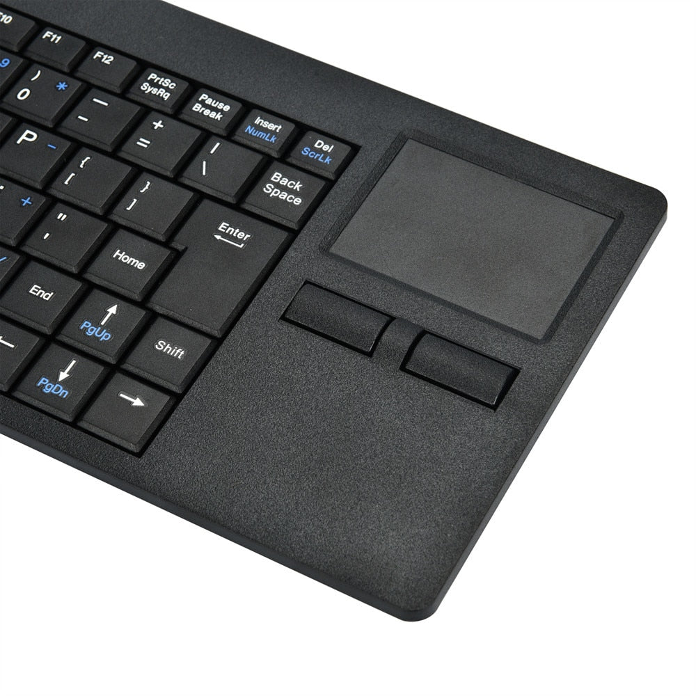 Wired Keyboard Mouse Touchpad Keyboard with Keyboard for TV Connected Computer Gaming Keyboard Teclado Gamer Floating LED