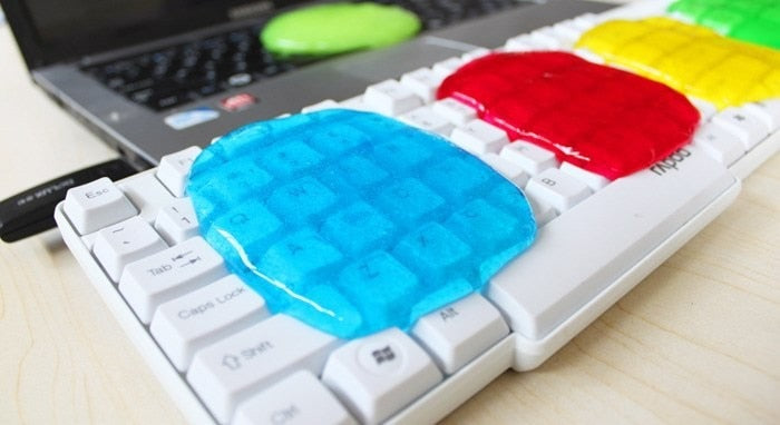 PASOCON Keyboard Compound Gel Transparent Cleaner Keyboard Magic Cyber Laptop Accessories Tool keyboard cleaning wipes Keyboard